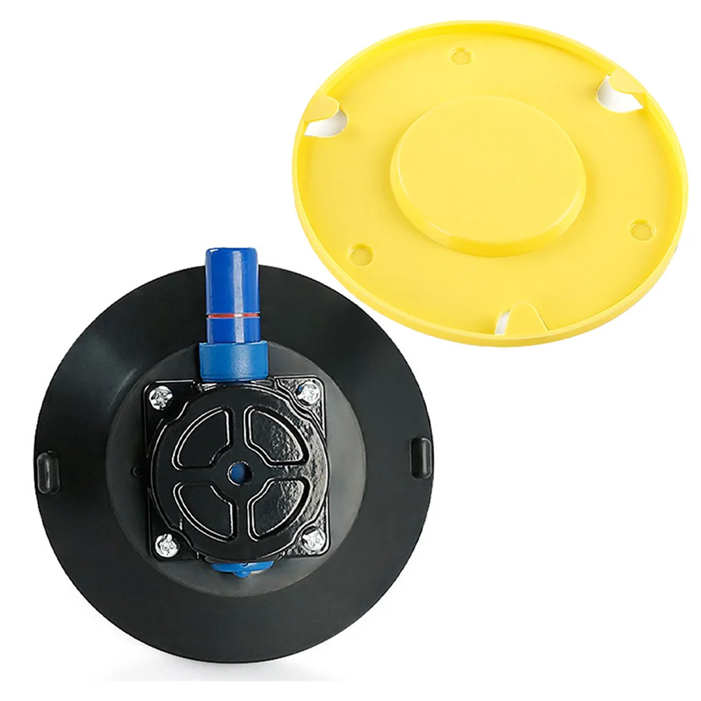 

6In Vacuum Suction Cups Aluminum Mount Base Hand Pump Glass Sucker Auto Repair-Tool Up To 70 Lbs Glass Metal Useful Lifting-Tool
