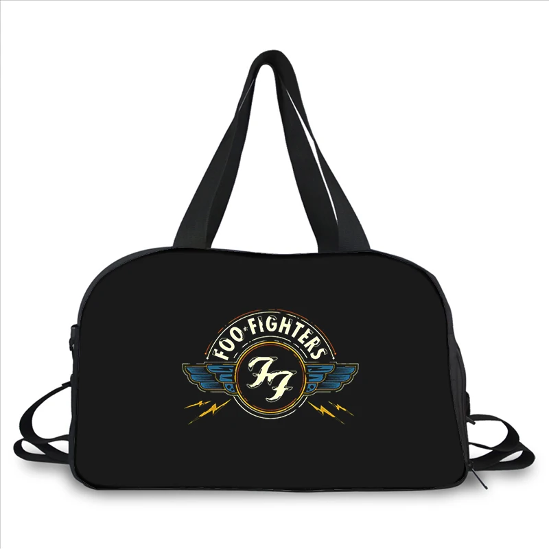 Foo Fighters 3D printing fashion trend portable large capacity multi function messenger bag travel bag