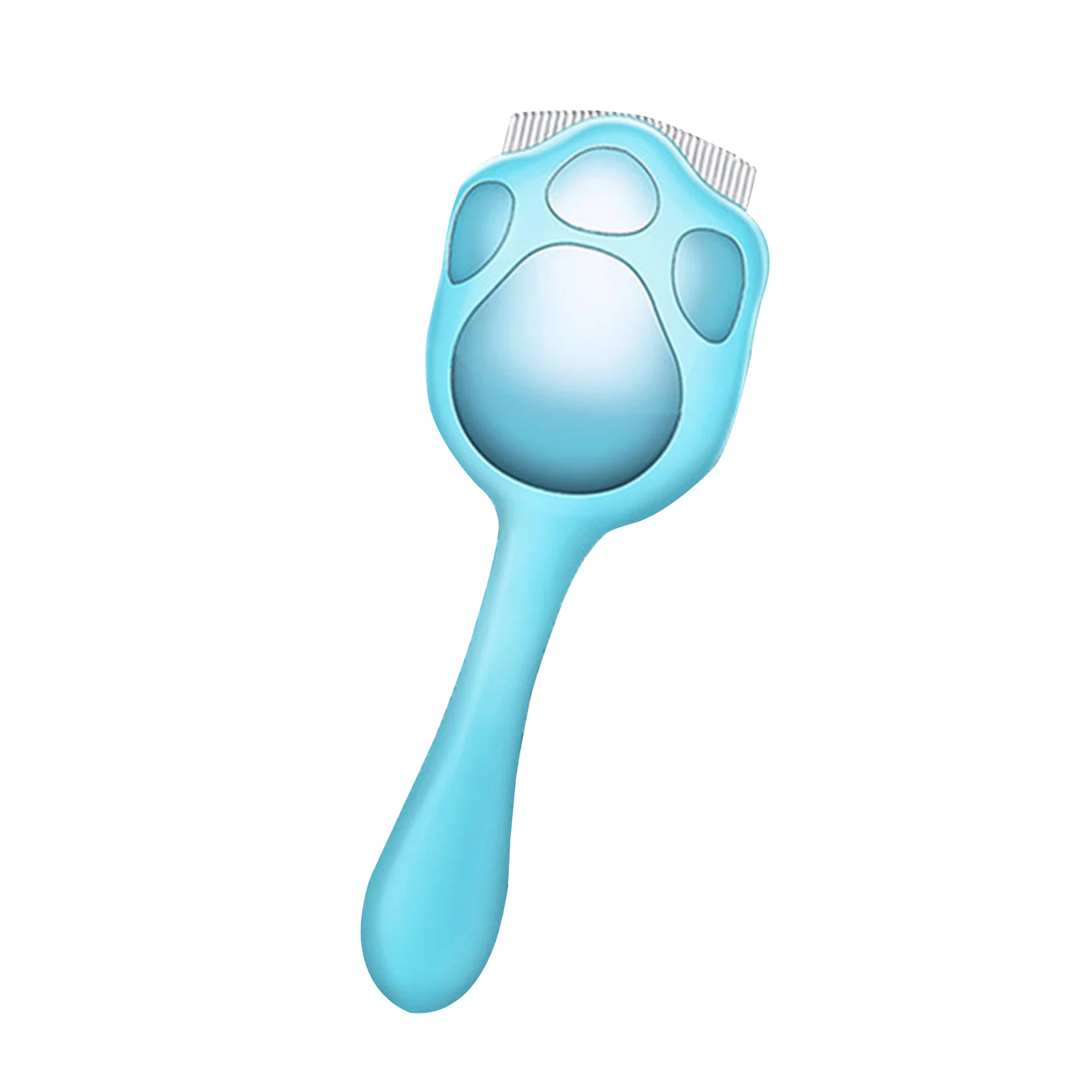 

Складывающаяся расческа для кошек, портативный инструмент для груминга, легко чистится, с узлами, для эргономичного массажа собак, не сколь...