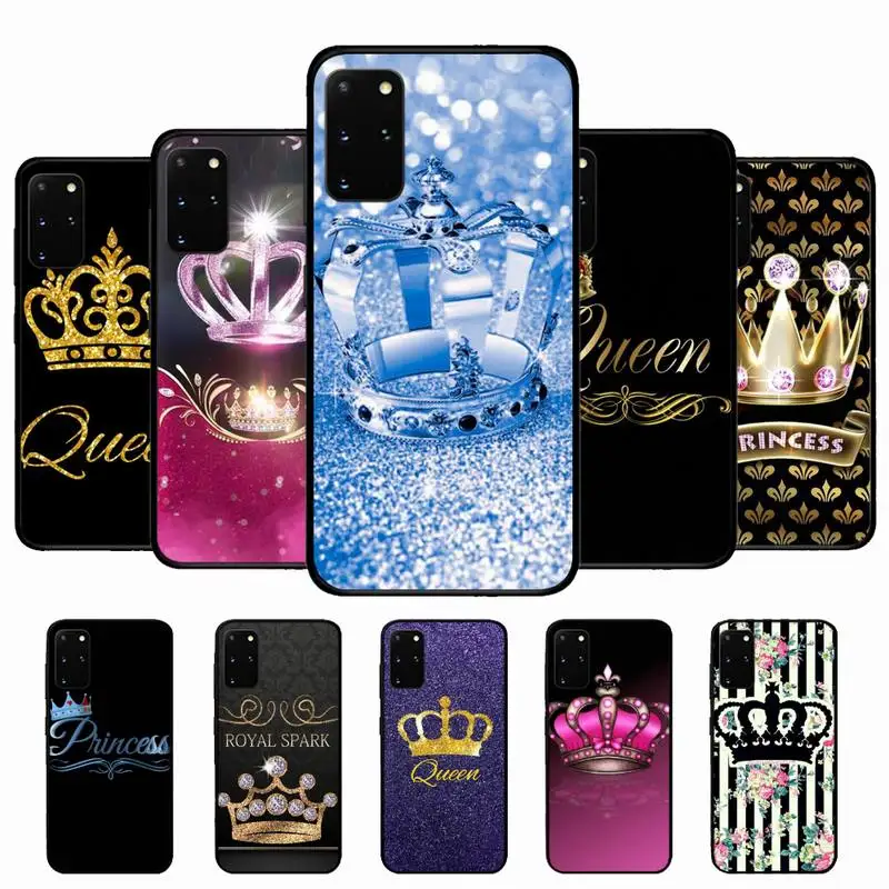 

Diamond Crown Phone Case for Samsung S10 21 20 9 8 plus lite S20 UlTRA 7edge