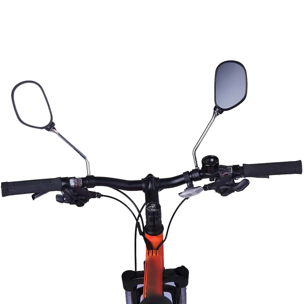 1 Pair Bicycle Rearview Mirrors Glass Rear View for Safe Riding | Боковые зеркала и Аксессуары