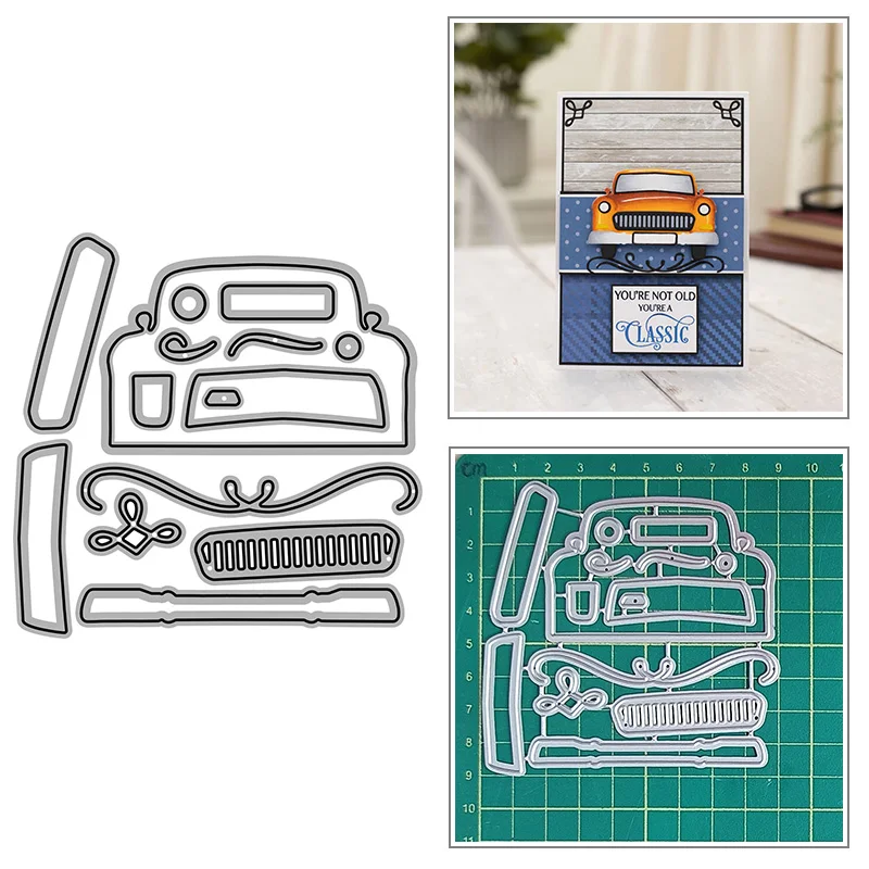 Металлические пресс-формы для скрапбукинга серебристого цвета