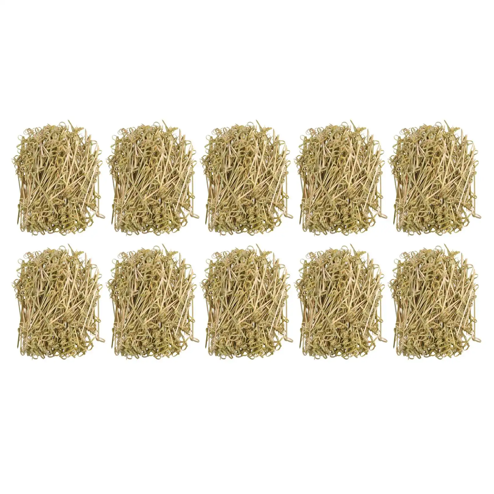 

3000 Pack Bamboo Cocktail Picks Cocktail Toothpicks Bamboo Skewers Toothpicks for Appetizers 4 Inch
