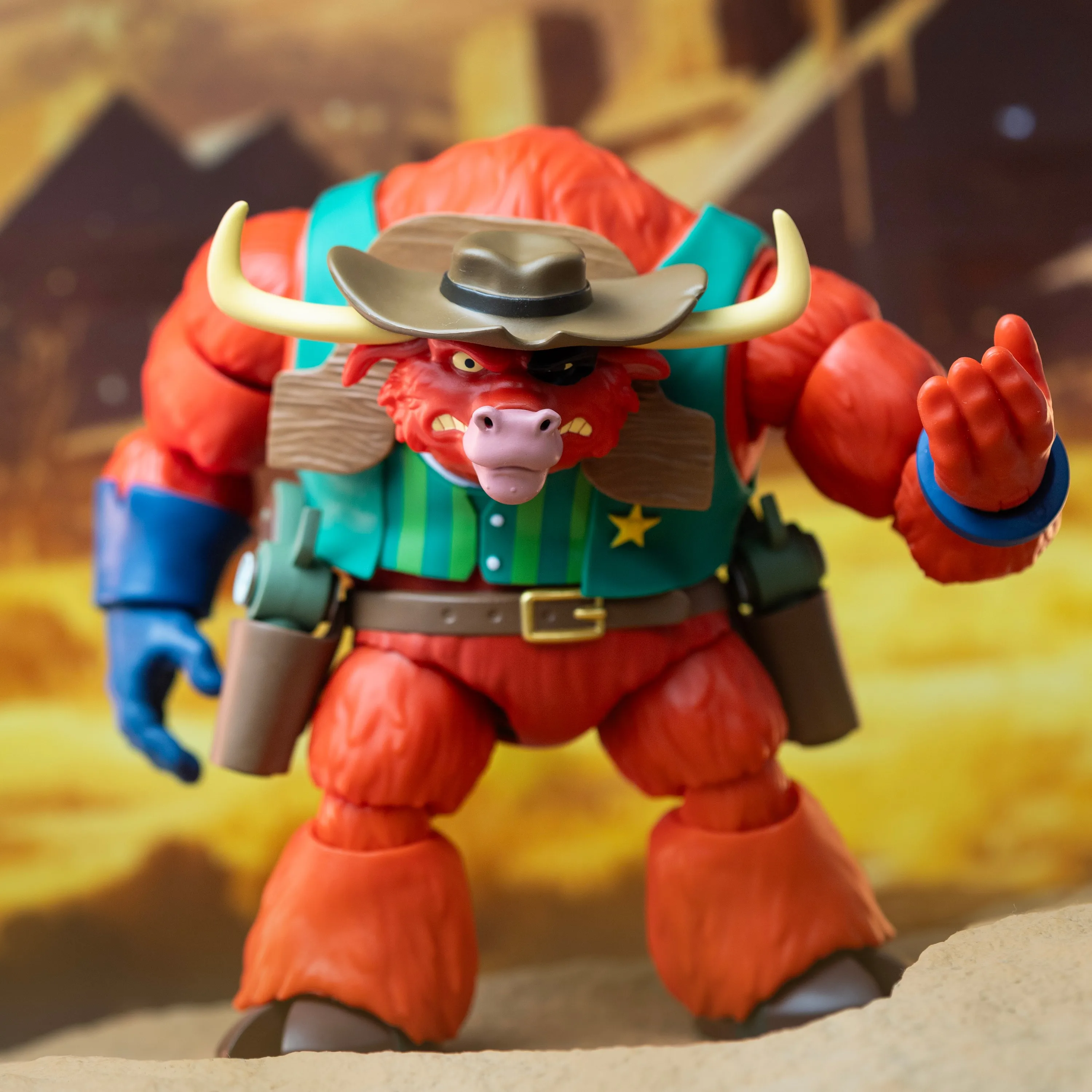 Фото Фигурка Cowboy Wave 1, оригинальная Коллекционная модель Terrobull Marshall Moo Kate Male Warrior, полный набор Nacelle, игрушка, декор, подарок №4