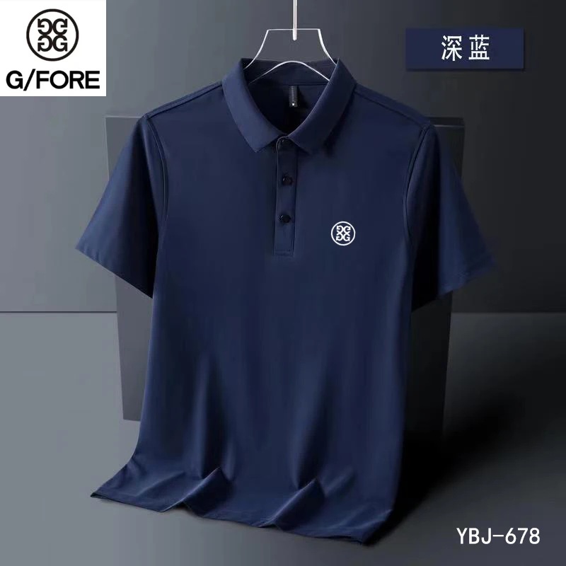2023 New Summer Embroidery LOGO Golf Polo Shirt Men's Hot High Quality Men's Short Sleeve Breathable Quick Drying Top Business