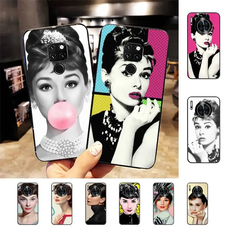 

Audrey Hepburn Phone Case For Huawei Nova 7 Se 5 3i 3e 3 2 5i Mate 10 20 Lite 30 40 Pro 20x 9 Cover