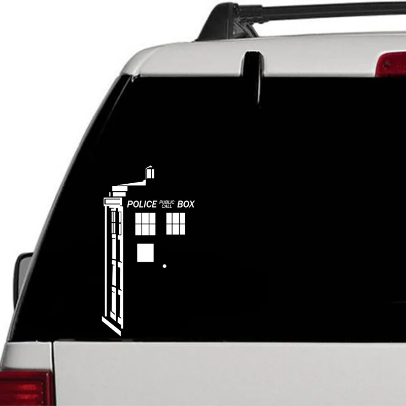 

For Police Box Doctor Who Tardis Vinyl Decal for Macbook Laptop Car Window Art