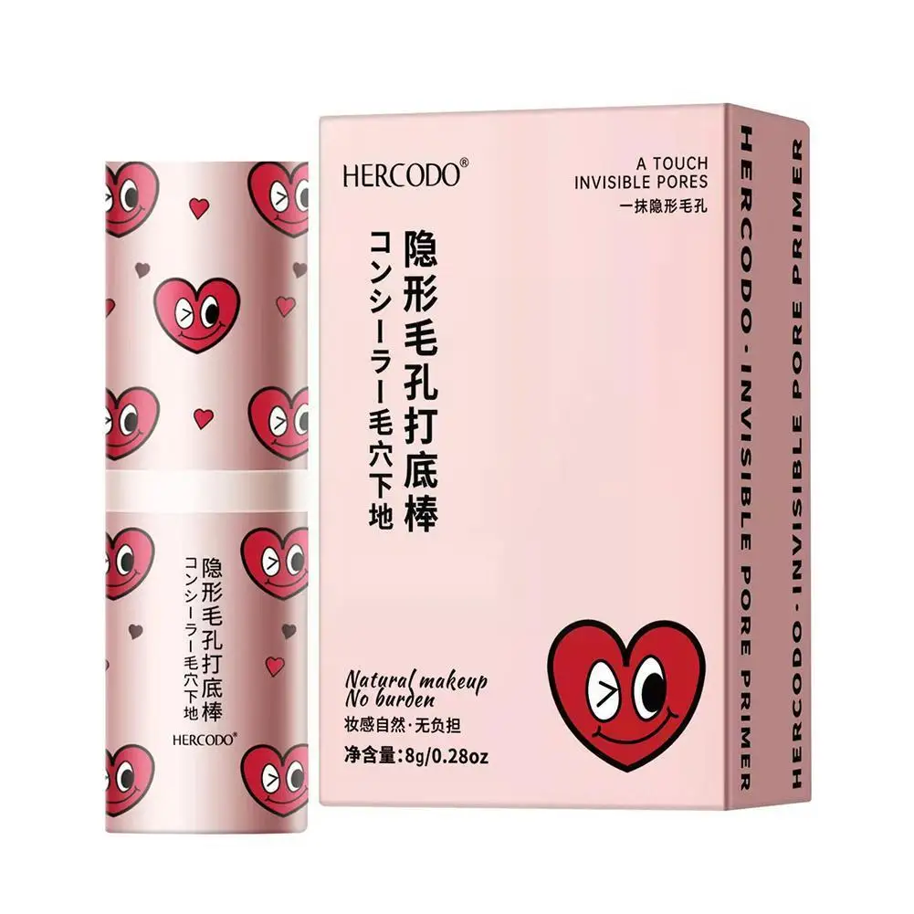 

New Invisible Pore Primer Stick Makeup Base Primer Lasting Lotion Stick Pore Stick Foundation Reducing Base Makeup Hydratin U0W1