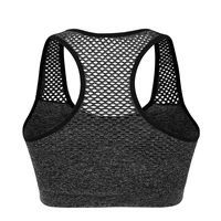 sports underwear one cup support running fitness vest gathered breathable mesh yoga clothes bra