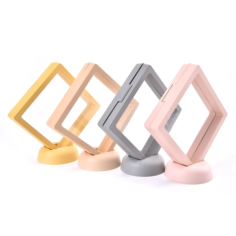 

Прозрачный стеллаж для хранения ювелирных изделий, прозрачная коробка с ПЭ-пленкой для хранения брошей, монет, драгоценных камней, колец и серег, подвесной держатель для ювелирных изделий