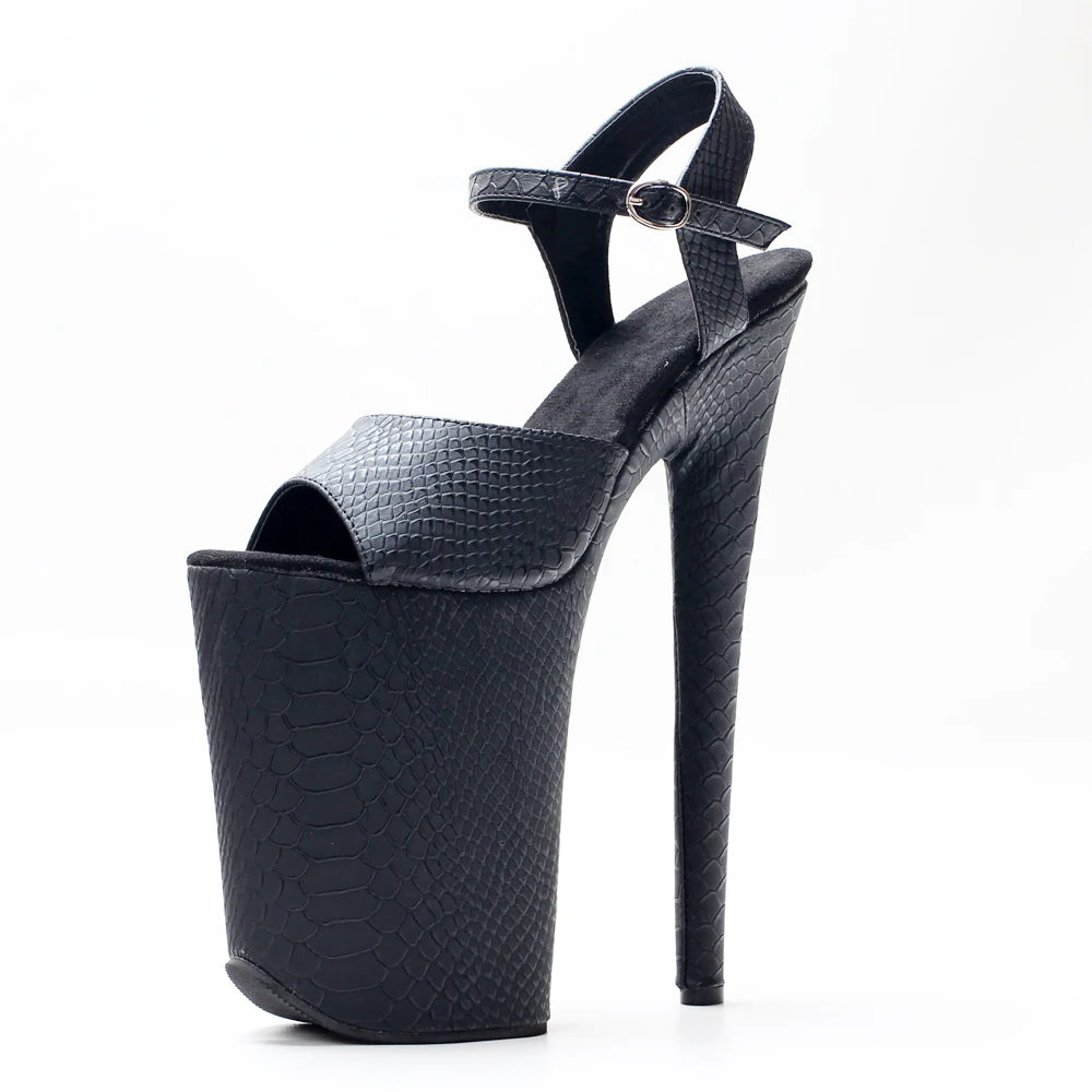 9 Inch Heel Platform Exotic Pole Dancing Ankle Strap Sandals Size36-40