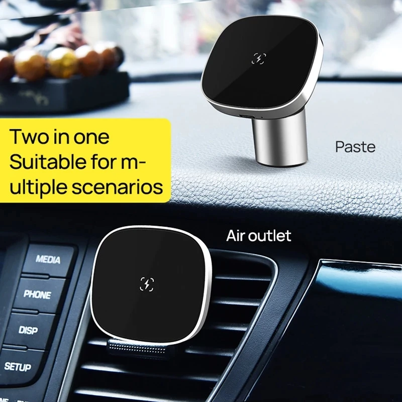 

New 15W Magnetic Wireless Chargers For iPhone 12 13 Car Magnet Mount Phone Holder Fast Charging Station Air Vent Stand Charger