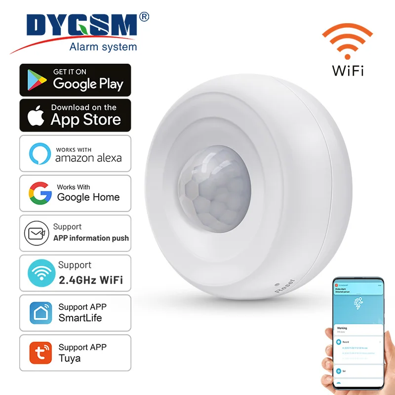 

DYGSM Умный датчик движения Wi-Fi