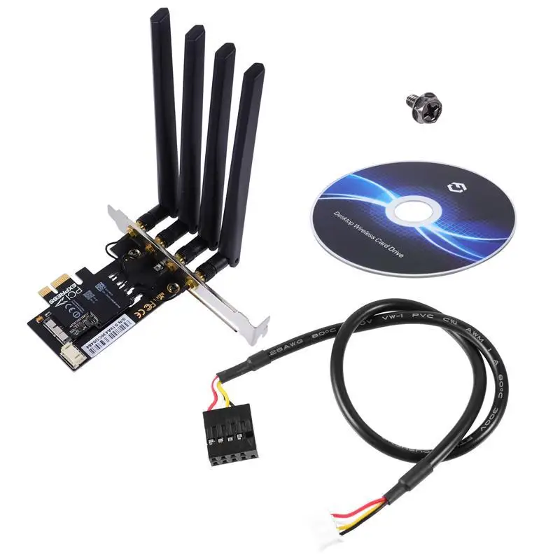 

Desktop Computer Network Cards AC1300M 802.11b/g/n V4.0 Wireless Adapter