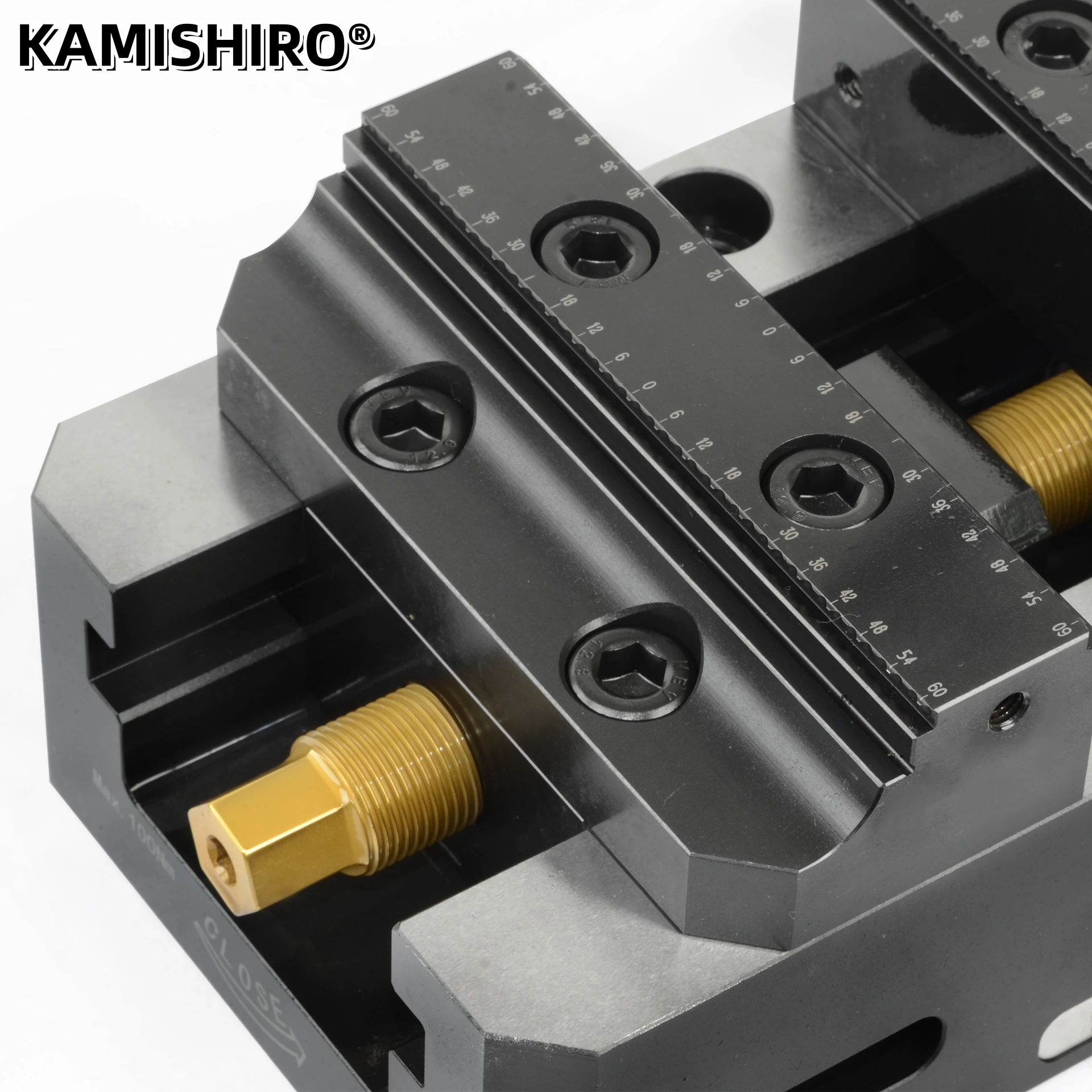 Фото 8-дюймовые тиски Kamishiro 5thaxis, инструменты с ЧПУ, 125 мм, самоцентрирующиеся тиски для фрезерного станка с ЧПУ VMC HMC, прецизионные тиски Lang, 5-осевые тиски №4
