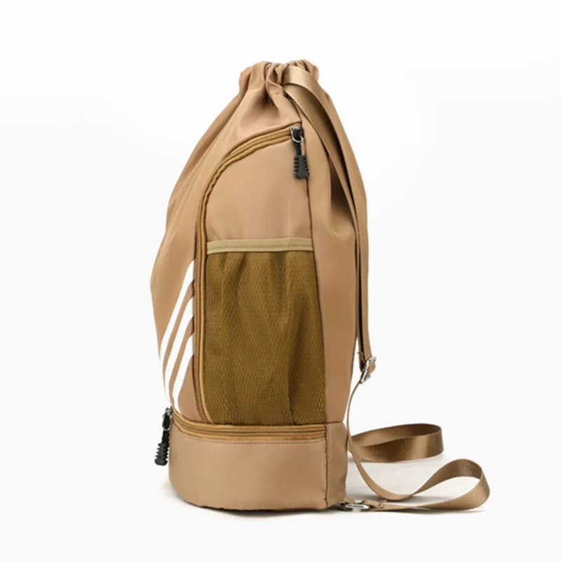 Gym Men's Backpacks Travel Handbag Weekend Shoe Pocket Drawstring Bolsas For Basketball Training And Exercise Women's Sports Bag