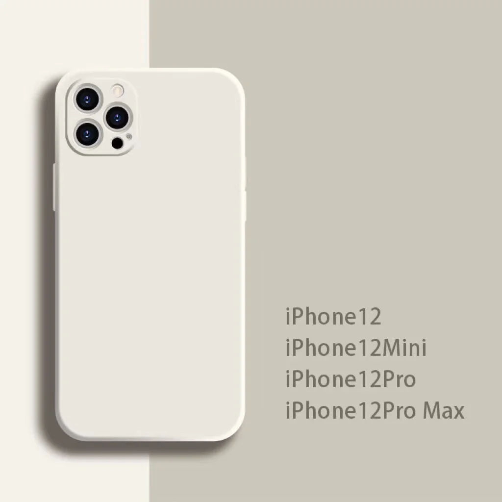 

For iPhone 14 13 12 11 Pro Max XR XS X 6S 7 8 Plus SE Mini Silicone Shockproof Phone Case
