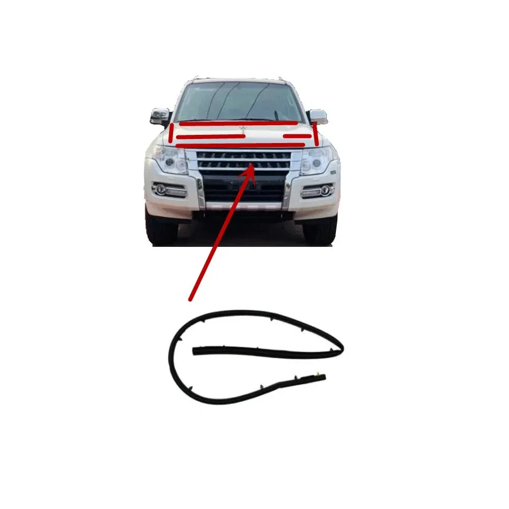 

1 шт. резиновое уплотнение капота для Pajero 4th 5902A016 V90, полоса капота для Montero, уплотнитель для Shogun V80 2007-2020, не для Diesel