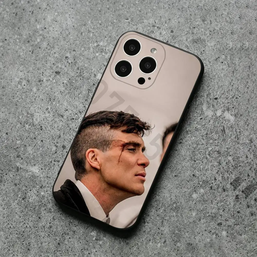 Фото Чехол P-Peaky Blinders Tommy Shelby для iPhone 17 11 12 13 15 16 14 Pro Max X XR XS Plus SE, роскошный чехол-футляр №4