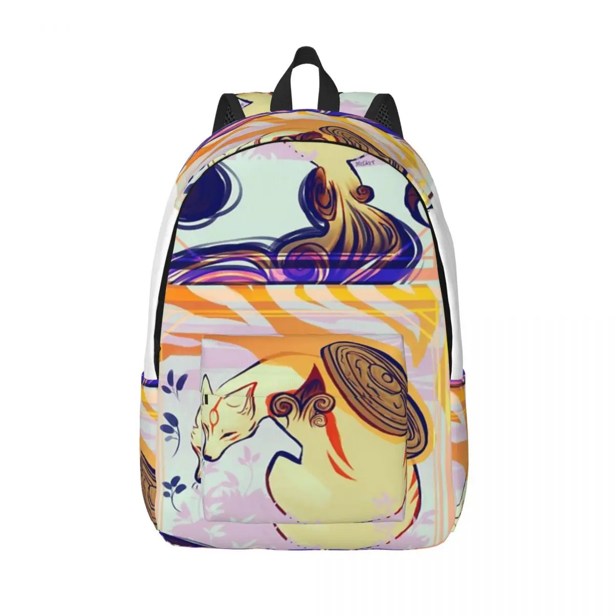 Mother Amaterasu Okami Простой и стильный рюкзак Холщовый Рюкзак женский