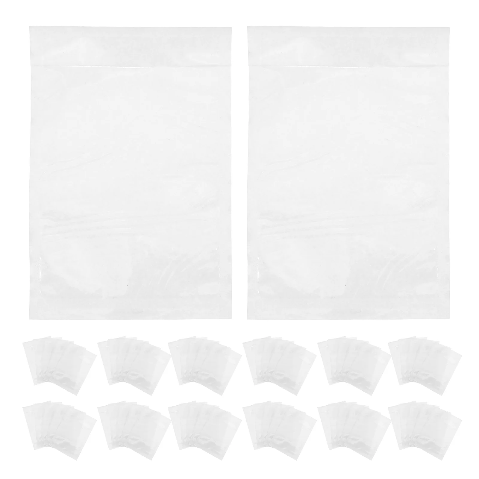 100 шт. самоклеящаяся упаковочная сумка прозрачная этикетка для доставки упаковка