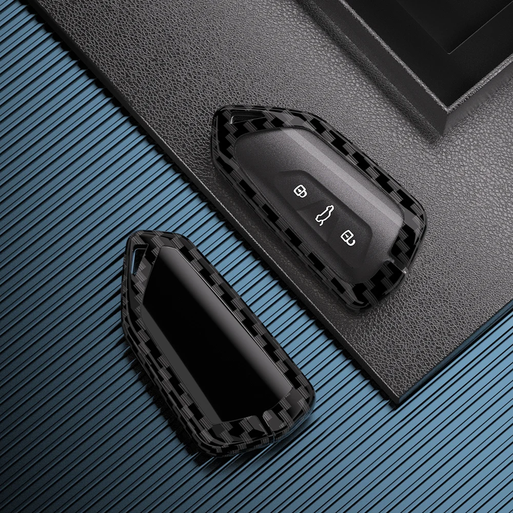 

Для Volkswagen Golf 8 MK8 Teramont ID.3 ID.4 ID.5 Skoda Enyaq iV Octavia Seat Leon Автомобильные аксессуары Чехол для ключей из цинкового сплава