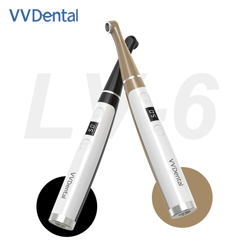 Фото Стоматологическая LED-лампа VV Dental 10W высокой мощности для полимеризации, беспроводная, перезаряжаемая, полимеризация за 1 секунду №1