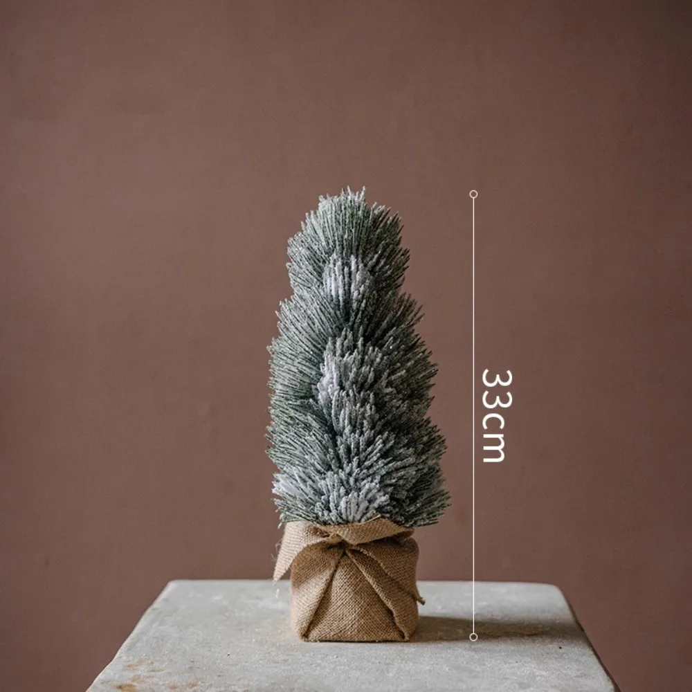 Рождественская елка Настольный Снег ниспадающий искусственным фонариком