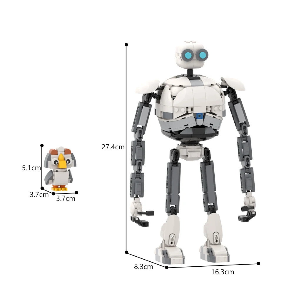 Интеллектуальный робот MOC строительные блоки модель The Wildeds Robot Roz кирпичи Rozzum unit