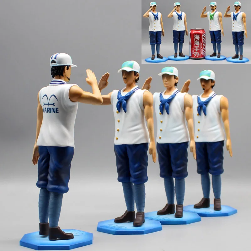 

22cm One Piece Navy Figures MARINE New Century First Bullet Action Figures Soldier Anime PVC Collection Model Toys Ornamen Gifts