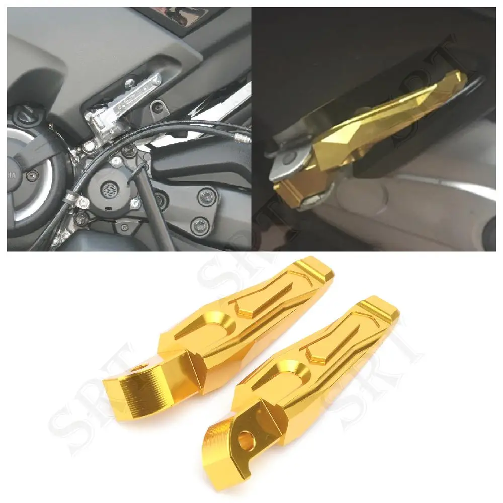 

For Yamaha TMAX 560 530 SX DX T-MAX XP560 Tech Max XP530 2017-2022 Motorcycle Rear FootPegs Passenger Rests Footrests Foot Pegs