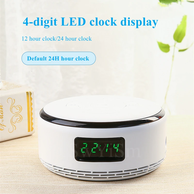 

Многофункциональный Bluetooth-динамик, режим носветильник, отображение температуры, будильник, настройка будильника, уличный Портативный буди...