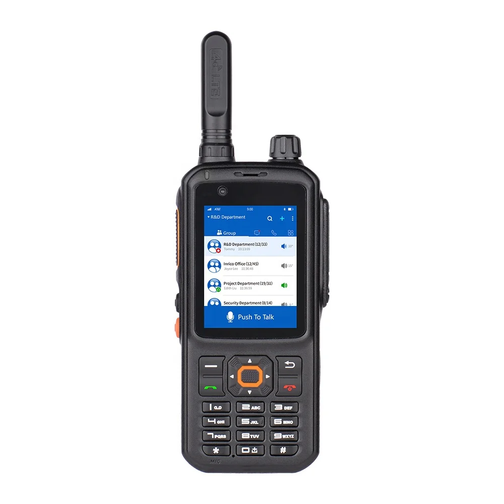 Фото Inrico T368 4G LTE Беспроводная портативная рация-смартфон, водонепроницаемая, ручная, для связи №3