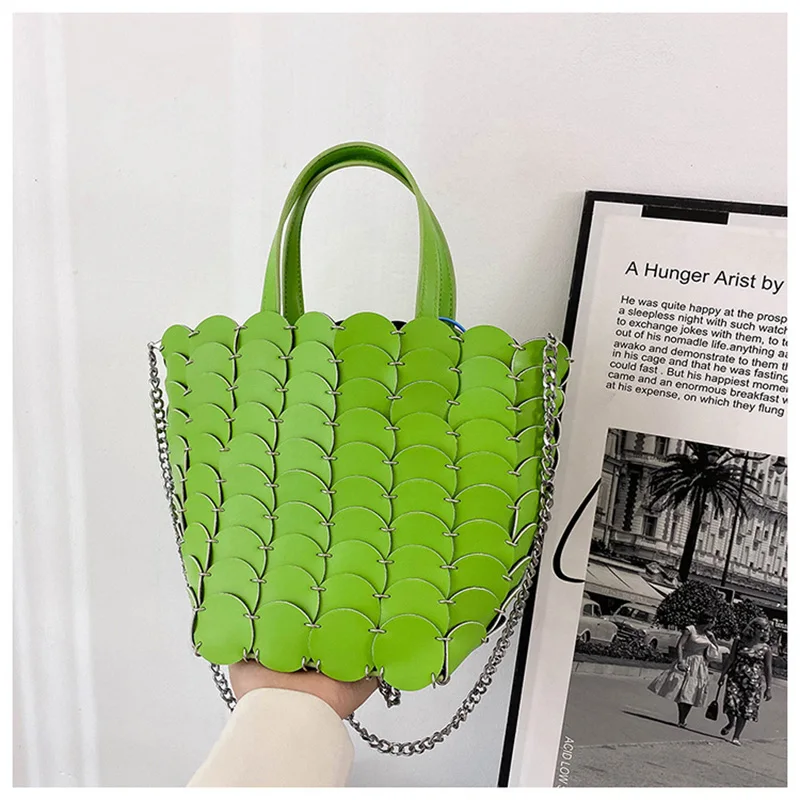

Women Tote Bags Designer Fish Scale Woven Bags Ladies Hand Bag and Purses Fashion Messenger Bags Cosmetic Bags Designer Bags