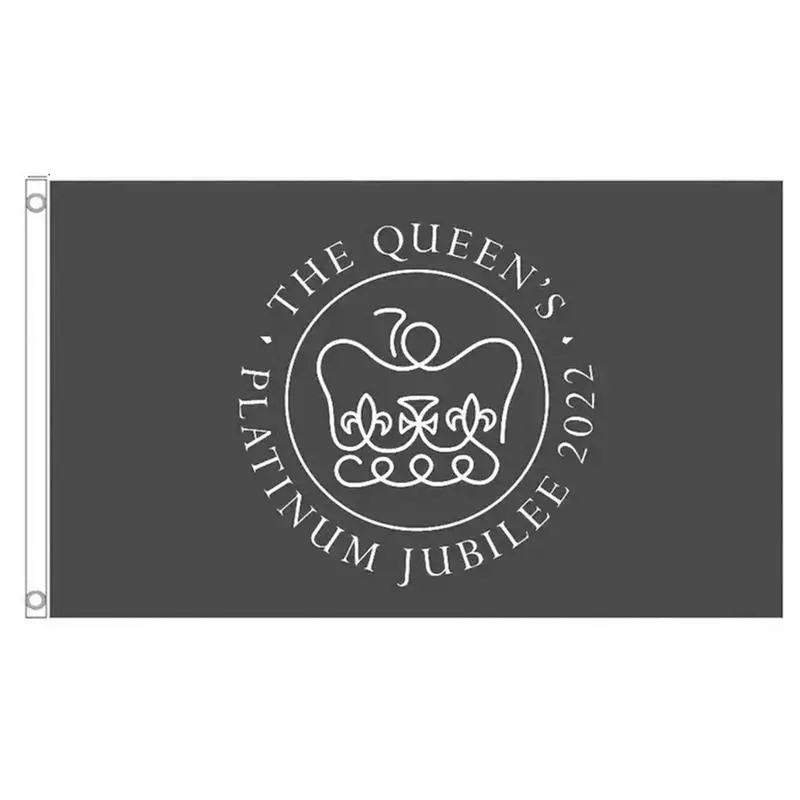 

Elizabeth II Memorial Service Flag Union Jack UK Flag Mourning Queen Elizabeth II 1952-2022 Garden Flag Mourn For Queen Her