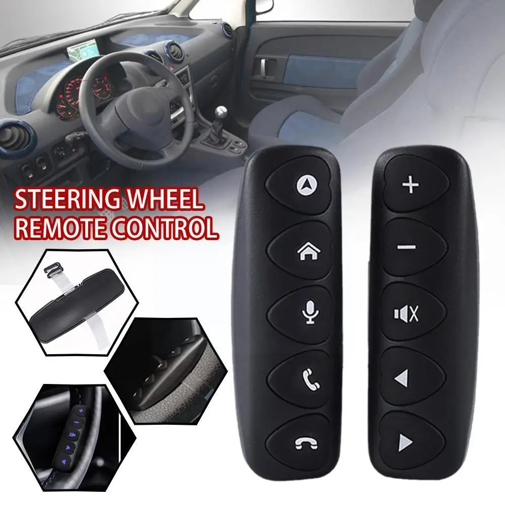 

10 Keys Wireless Car Steering Wheel Control Button For Car Radio DVD GPS Multimedia Navigation Head Unit Remote Control But U8I0