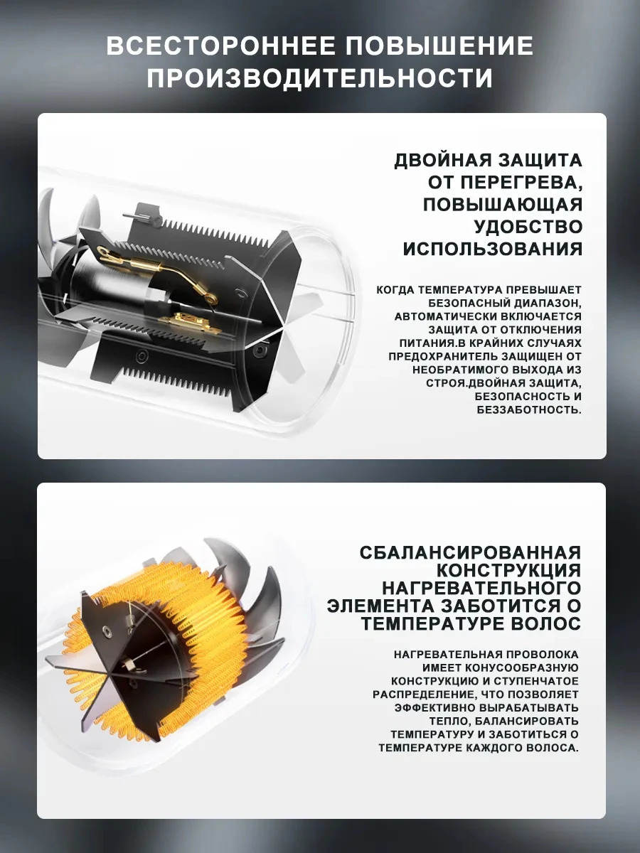 Фото Мини фен для волос Xiaomi H101 профессиональный ионный быстрая сушка портативный дорожный 1600 Вт №2