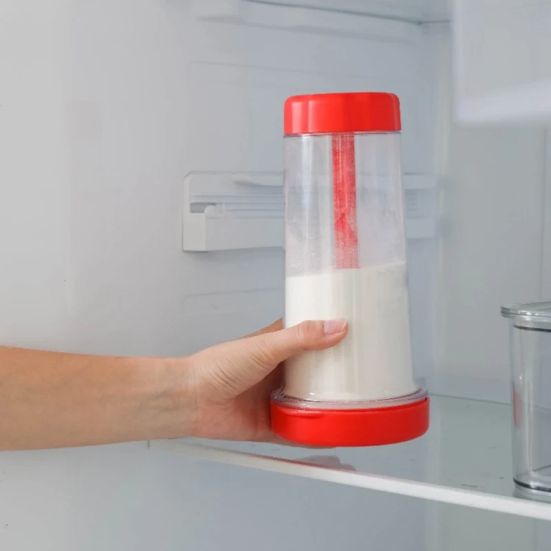 Вращающееся сито для муки с крышкой ручное полуавтоматическое миксер чашка