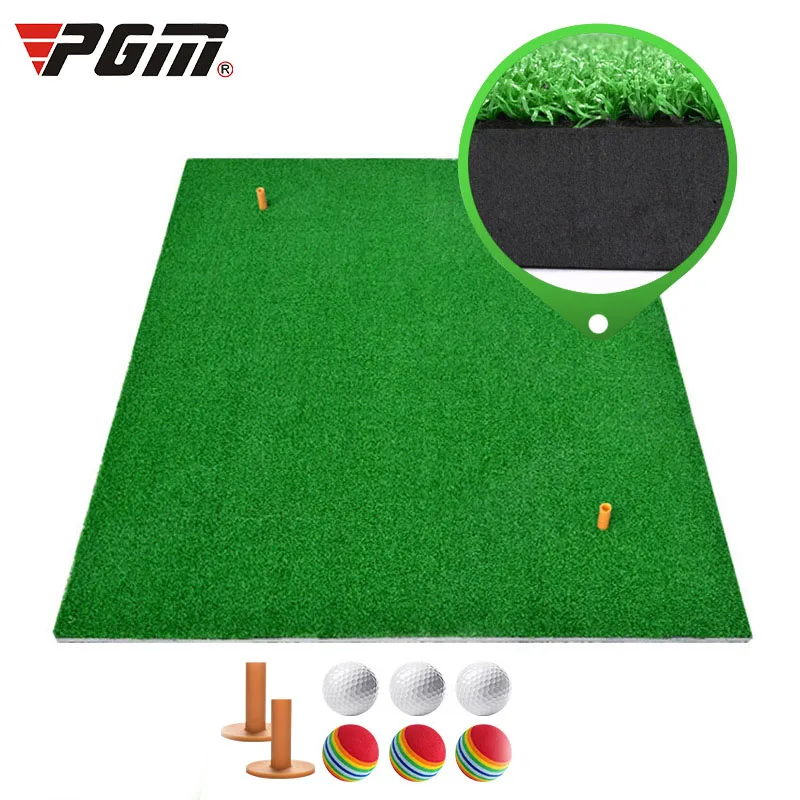 Send 6 Balls! PGM Professional Indoor Golf Putter Pads Trainer Outdoor Practice Mat Grass Rug Green Sports Blanket Lawn Carpe