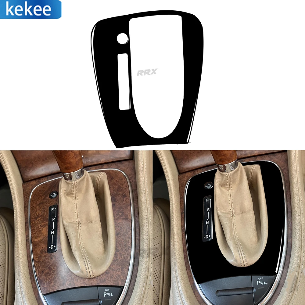 

For Mercedes-Benz CLS C219 2004-2009 Car Gear Shift Box Panel Sticker Cover Trim Piano Black Interior Accessories