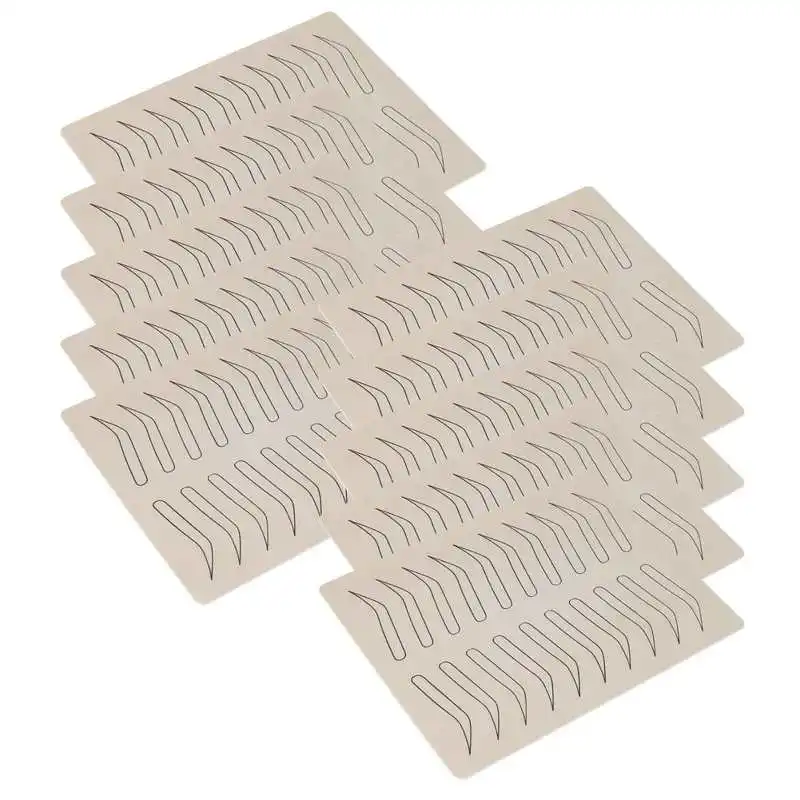 

Rubber Microblading Practice Skin Elastic Portable Professional Safe Eyebrow Practice Skin for Beauty Salon for Home