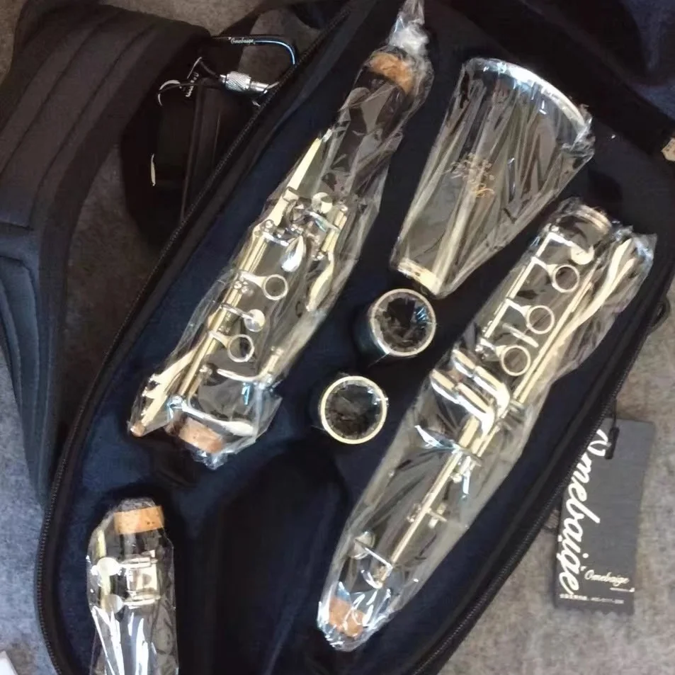 Жесткий футляр для кларнета bB Портативный жесткий ящик Сумка гобоя 17Key Коробка