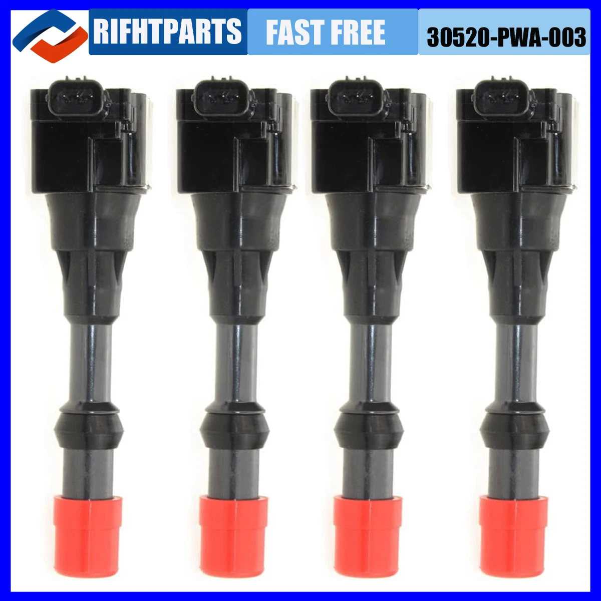 Новые катушки зажигания 30520-PWA-003 30521-PWA-003 для Honda Civic 7 8 VII VIII JAZZ FIT 2 3 III 1.2 1.3 1.4 30520PWA003
