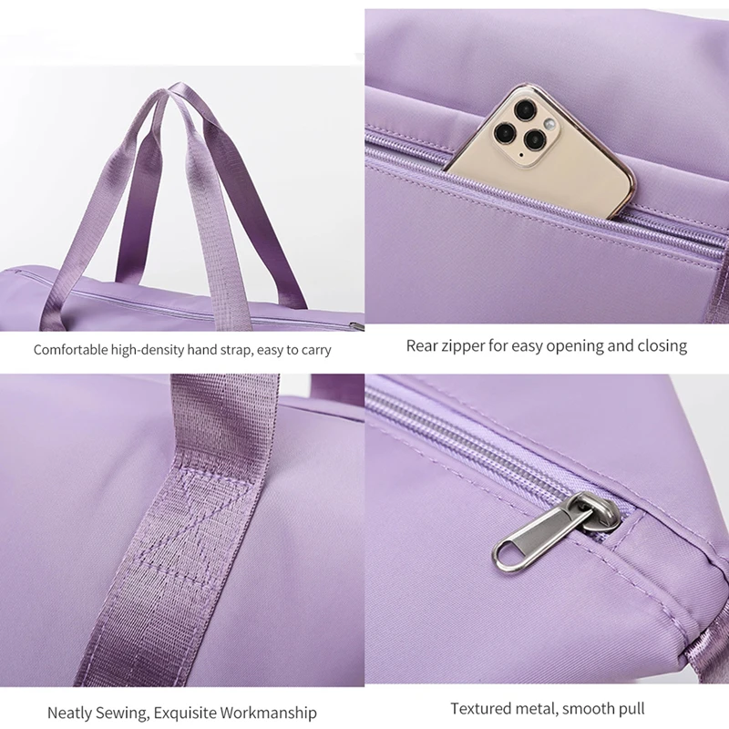 Fitness Travel Bags Waterproof Sports Yoga Exercise Handbag Women Shoulder Bags Sports Bag With Expandable Capacity