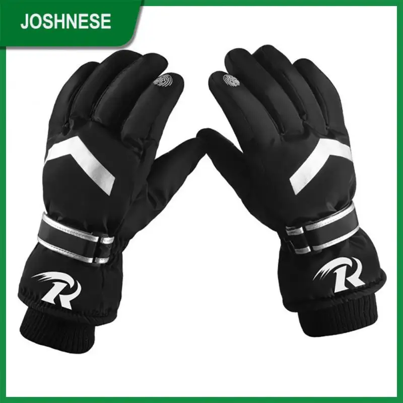 

Fleece Lining Touch Screen Sports Gloves High-density Mittens Riding Gloves Sport Equipment Windproof Training Hand Protect