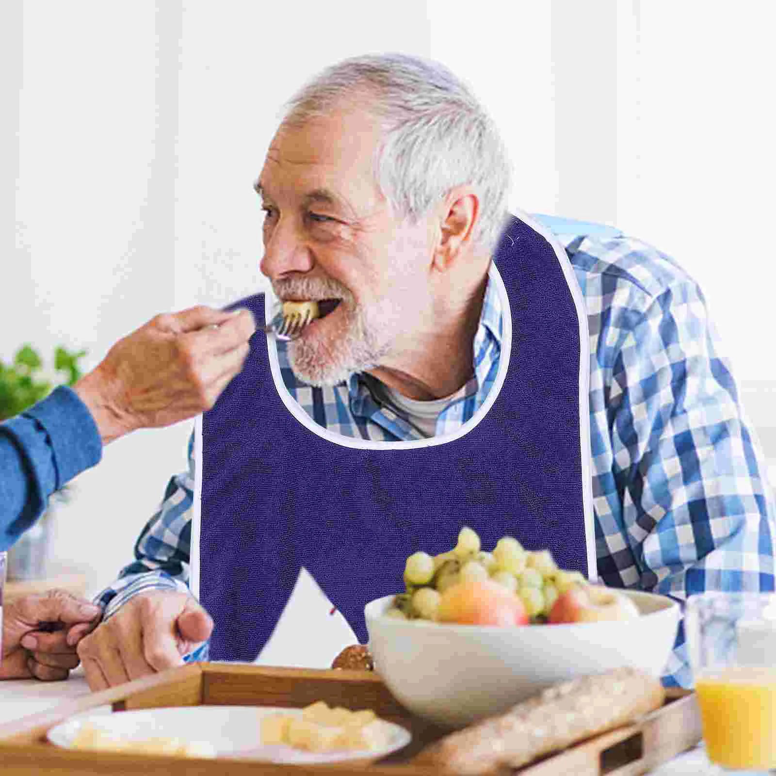 Противообрастающий фартук для взрослых нагрудники еды пожилых людей домашний