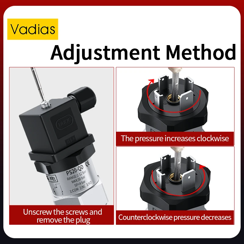 

Реле давления Vadias 100-200 бар