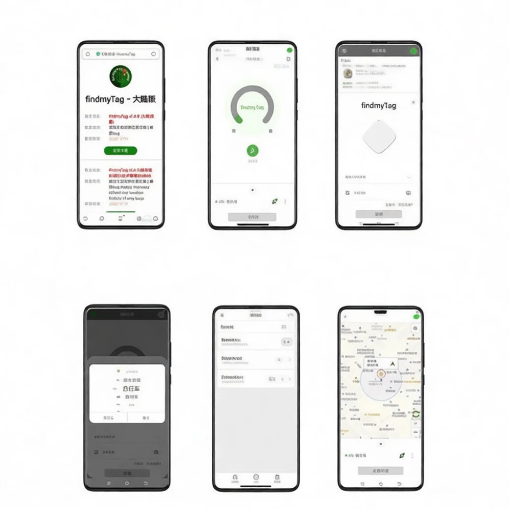 Фото Умный Bluetooth-трекер для домашних животных, антипотерянное GPS-устройство, портативный позиционирующий тег для кошек и собак, управление безопасностью с помощью ошейника. №4