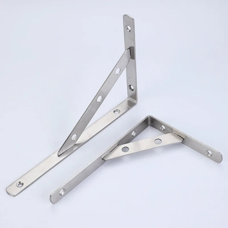 

Processing Customized Thickened Stainless Steel Tripod Wall-Mounted Removable Right Angle Triangular Bracket