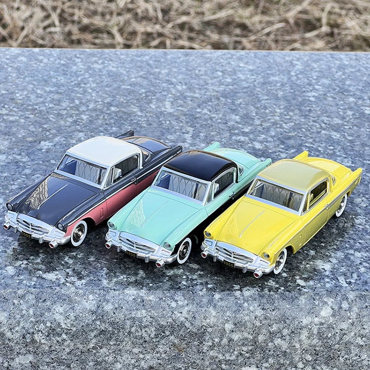 Модель автомобиля GFCC 1:43 для студебейера Speedster Coupe 1955, статическая модель автомобиля из сплава с имитацией ограниченного выпуска, игрушка в подарок